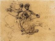 Eugene Delacroix, Illustration for Goethe's Faust
